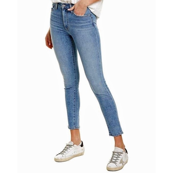 JOE'S Hi Rise Skinny Jeans Light Wash Denim Dungarees - Picture 2 of 12